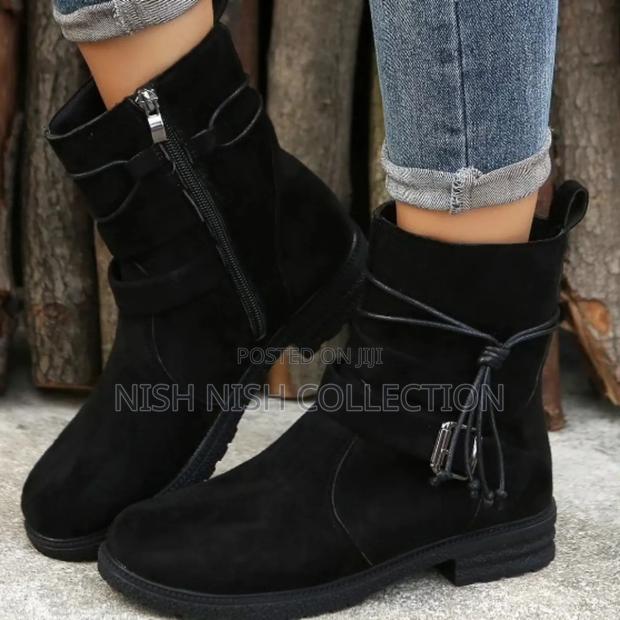 Classy Suede Boots - main view