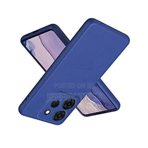 Generic Silicone Case For Infinix Hot 40 - Blue - thumbnail 2