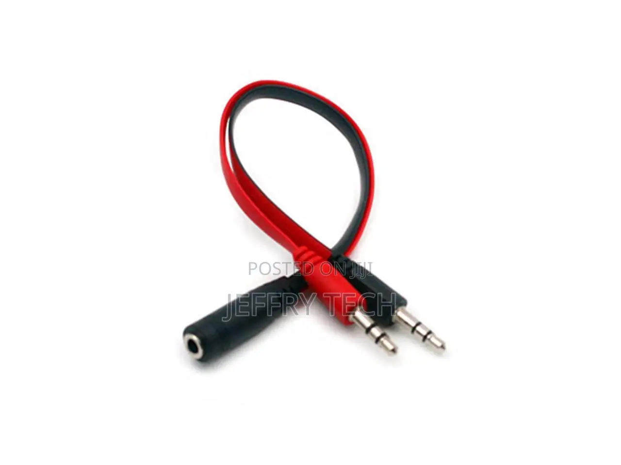 3.5mm Port Splitter Mic and Audio Male to Female Headset Ada