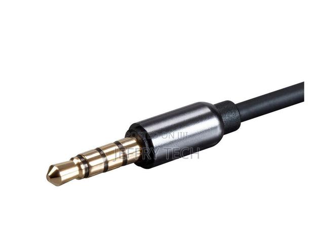 Auxiliary 3.5mm TRRS Audio Microphone Cable, 10ft - thumbnail 3