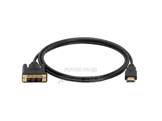 HDMI to DVI Adapter Cable Bi Directional High Speed Monitor - thumbnail 2