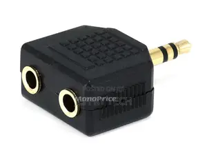 3.5mm TRS Stereo Plug to 2x 3.5mm TRS Stereo Jack Splitter A