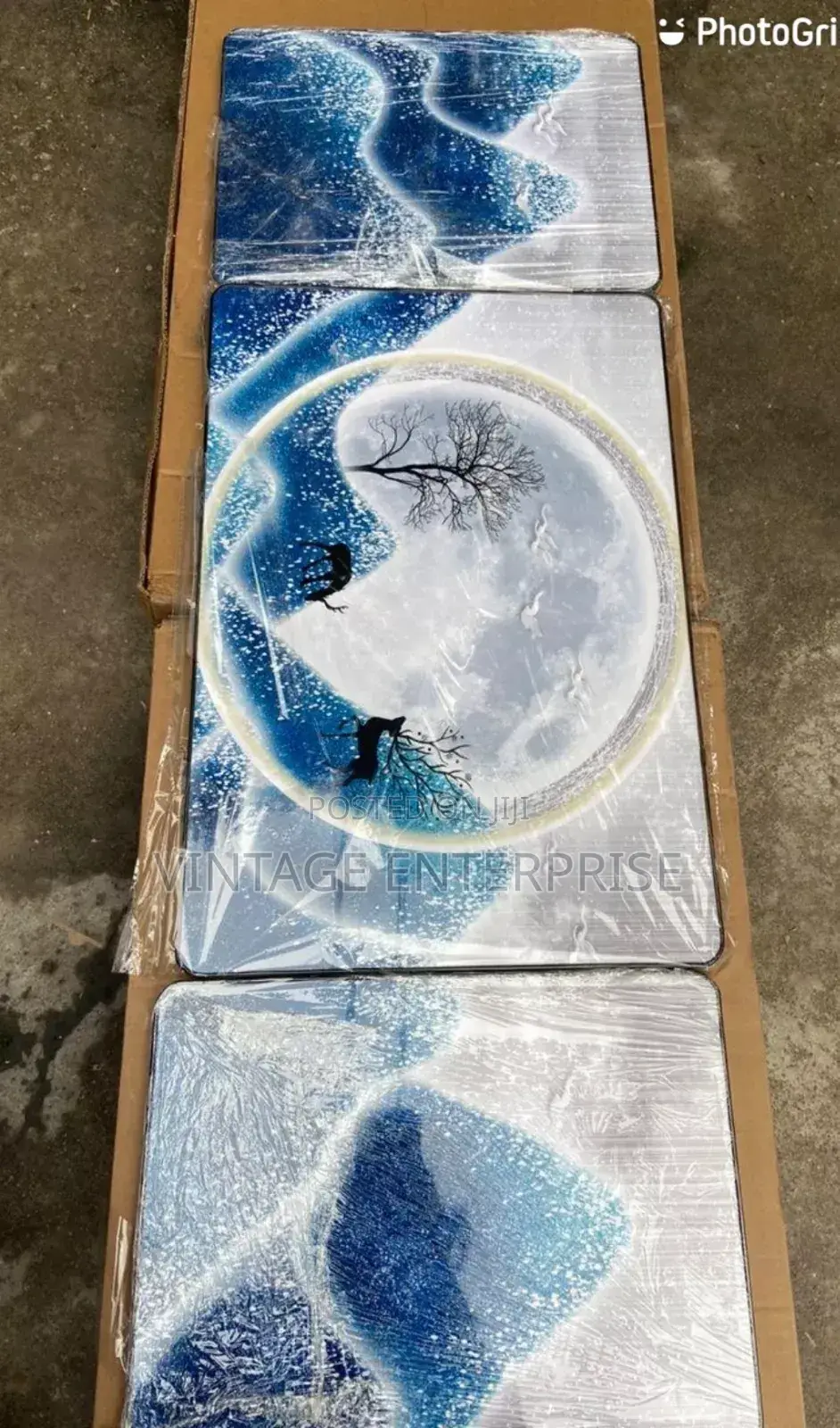 (High Quality)Wall Hanging 3set (30*40cm2pc)-(60*40cm 1pc)√