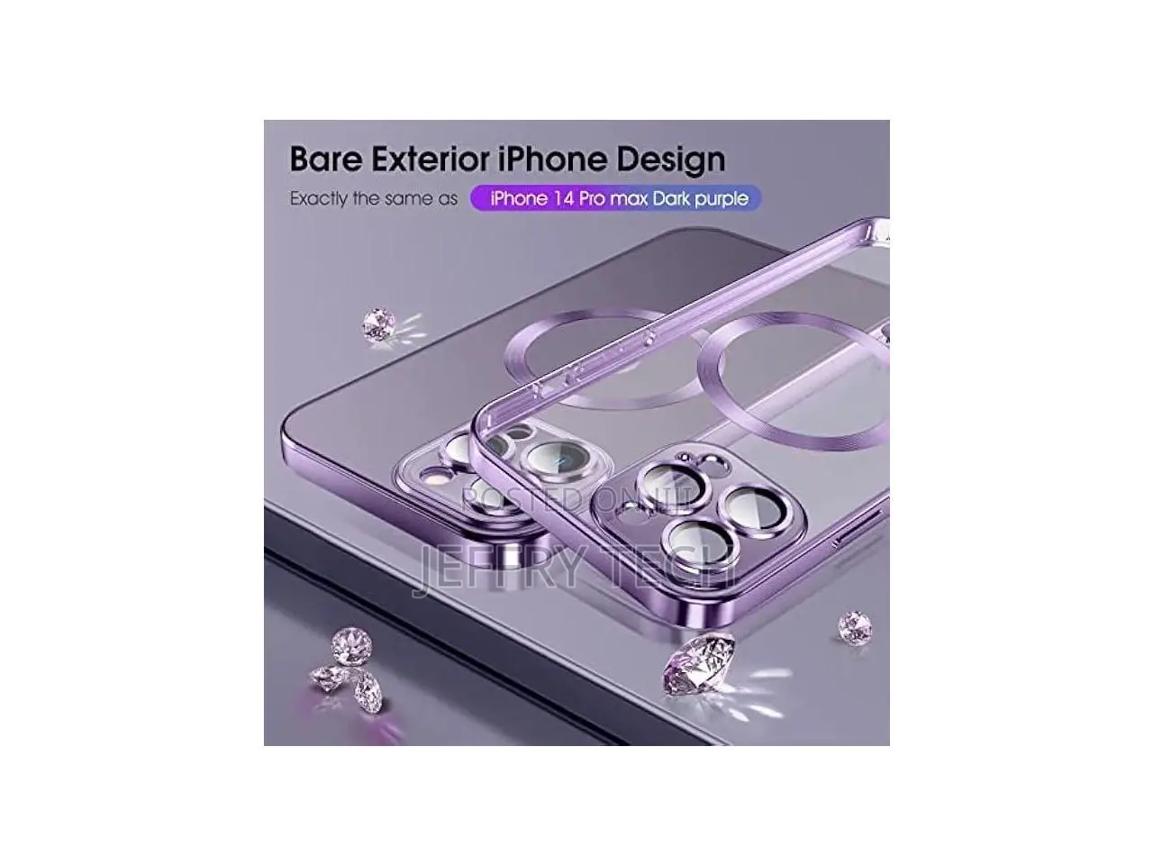 Magnetic Clear for iPhone 14 Pro Max Case With Magsafe [Inte
