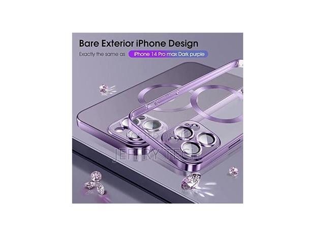 Magnetic Clear for iPhone 14 Pro Max Case With Magsafe [Inte - thumbnail 3