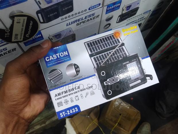 Caston Radio With Double Solar Panel