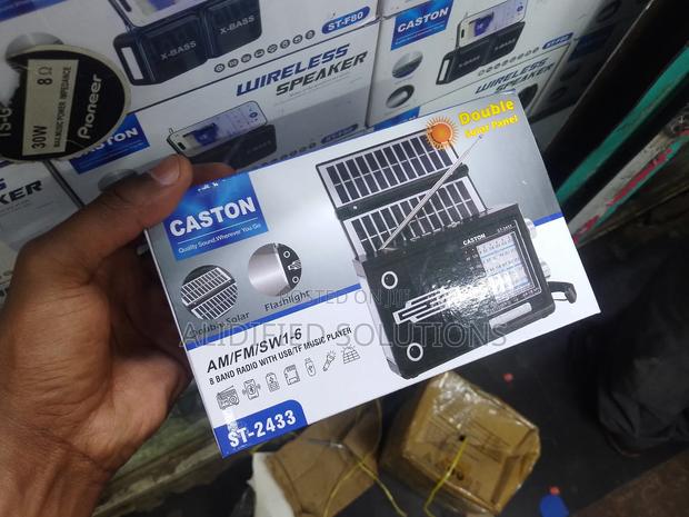 Caston Radio With Double Solar Panel - thumbnail 2