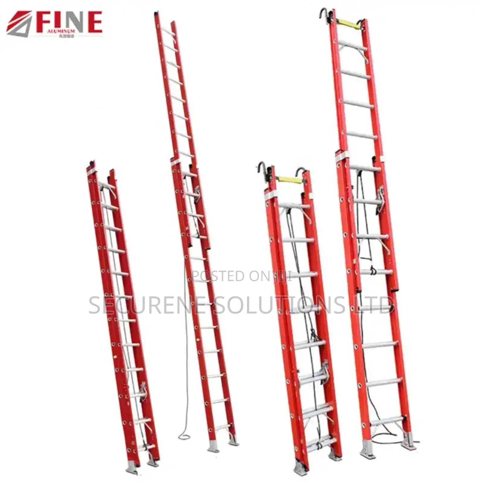 2by14trends/28ft/8.4metres Fibreglass Double Extension Ladde