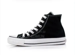 Black White High Converse