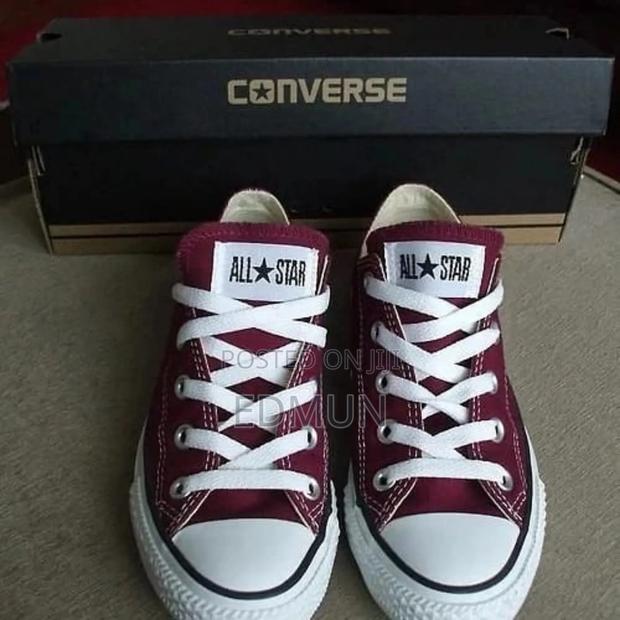 Maroon All Star Converse - thumbnail 3