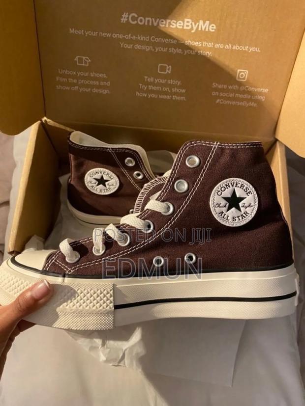 Brown All Star Converse - main view