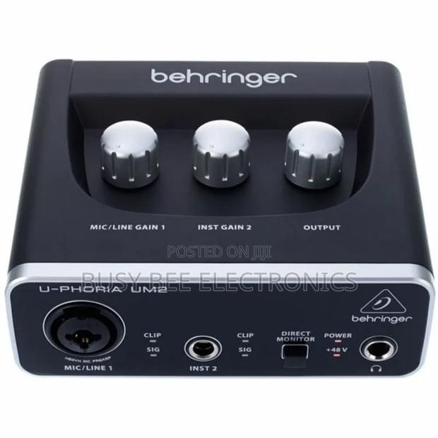 Single Channel Soundcard Behringer - main view
