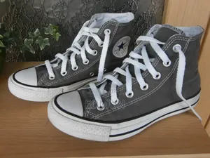 Grey High Top Converse