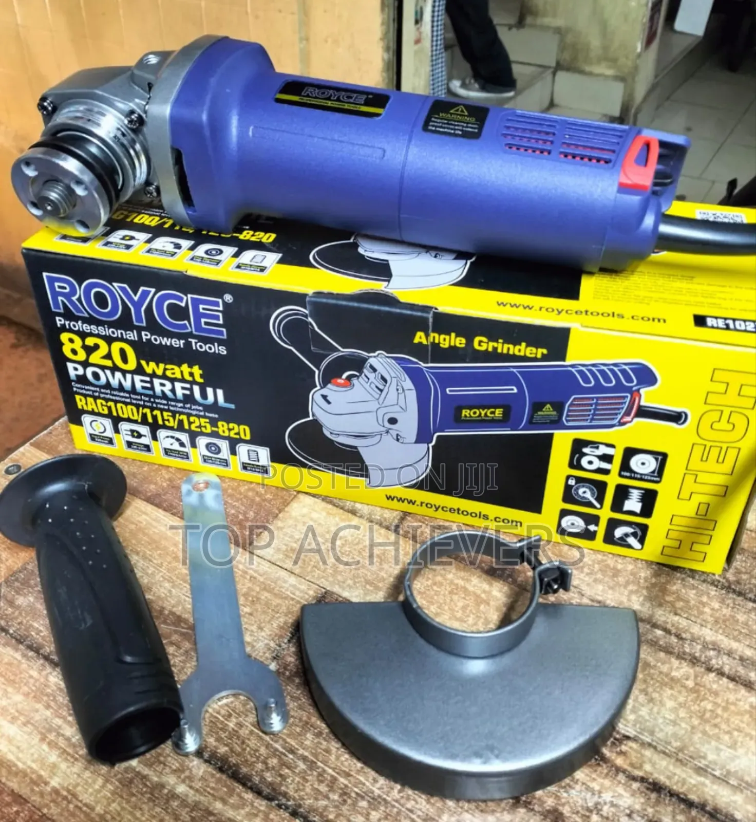 Powerful Royce Angle Grinder 4.5' 820w