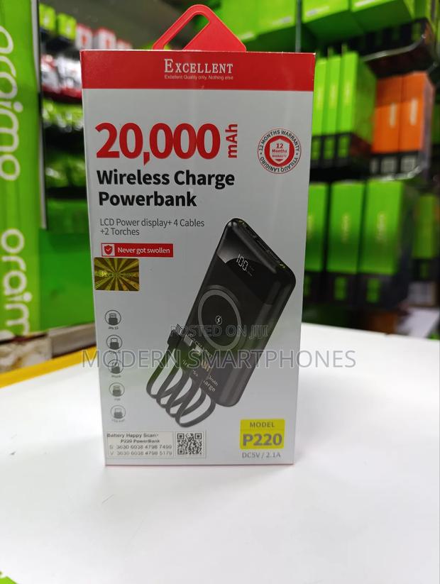 Wireless Powerbank 20,000 Mah - main view