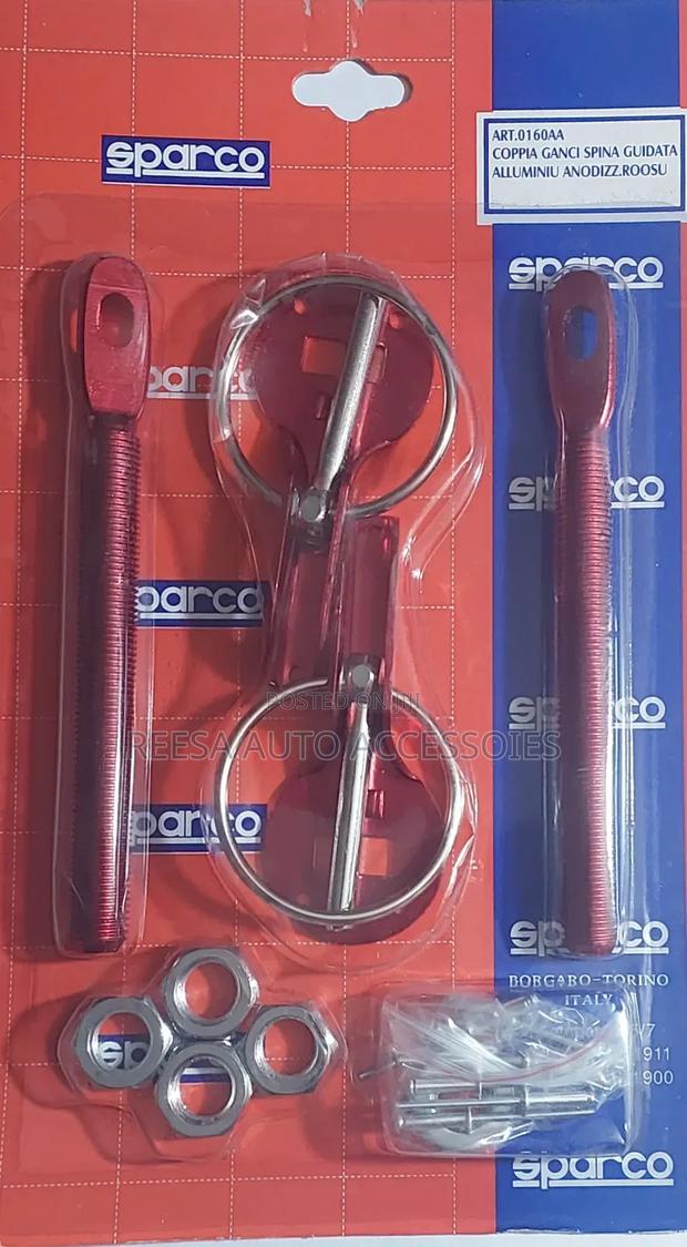 Bonnet Lock Red