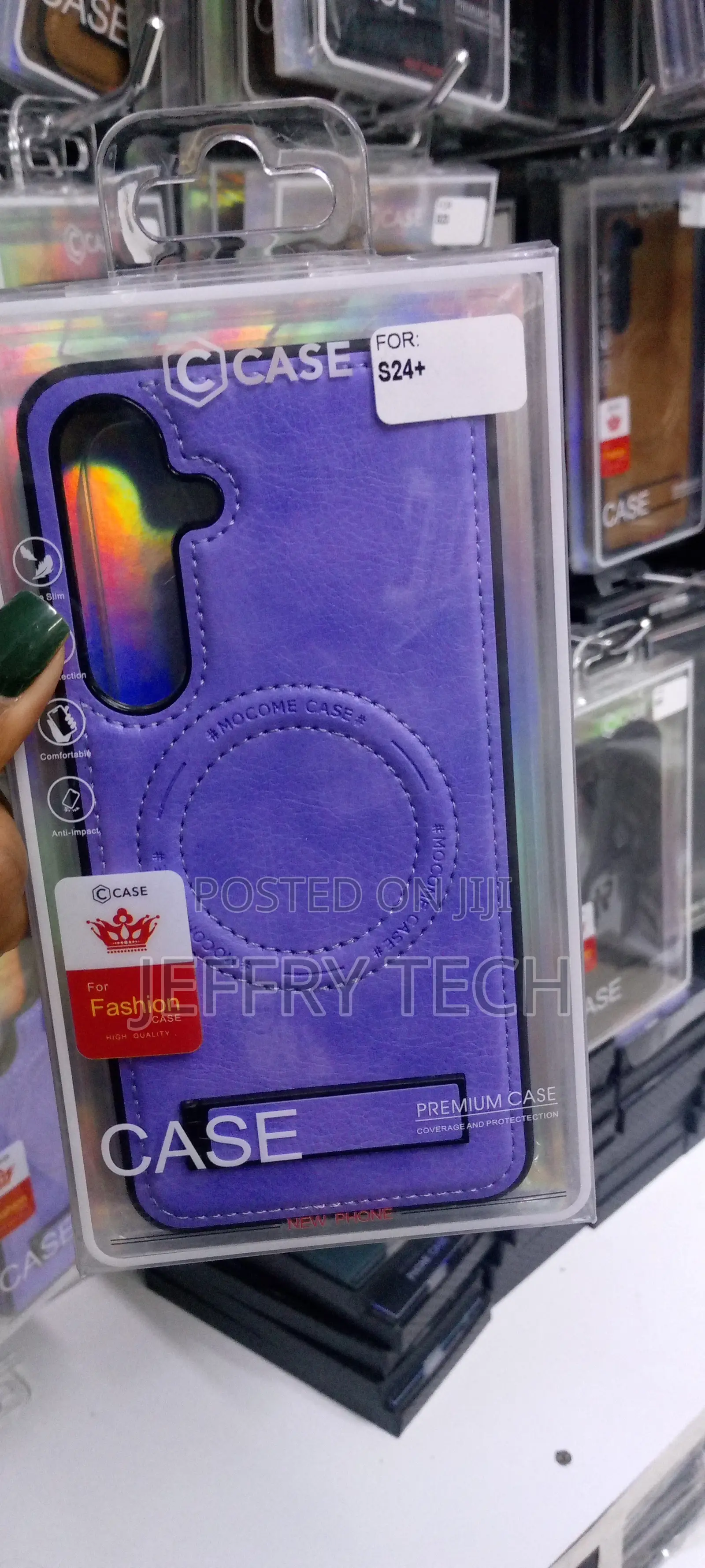 Samsung Galaxy S24 Plus Case Leather,For S24+ Case Leather