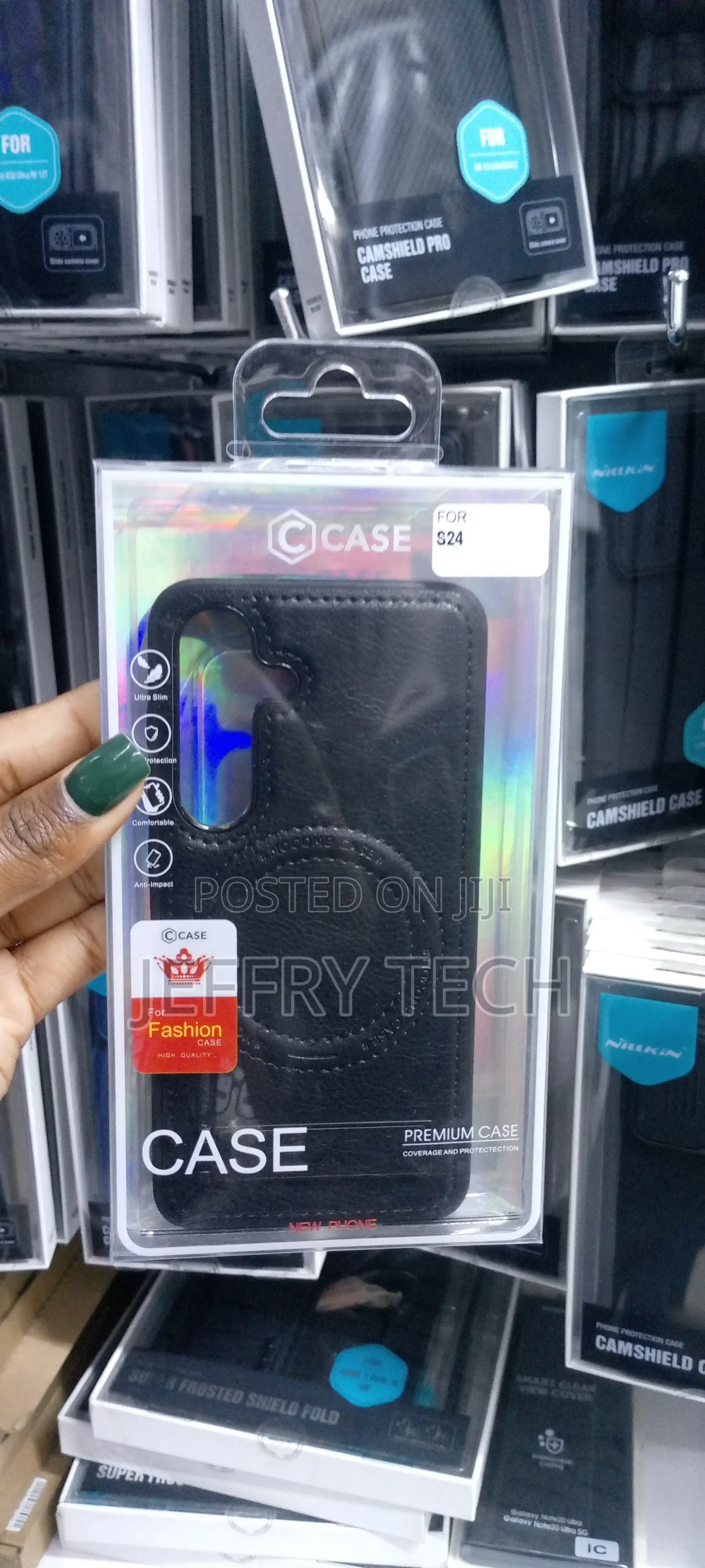 Samsung Galaxy S24+ Plus Leather Case,[Compatible With Magsa
