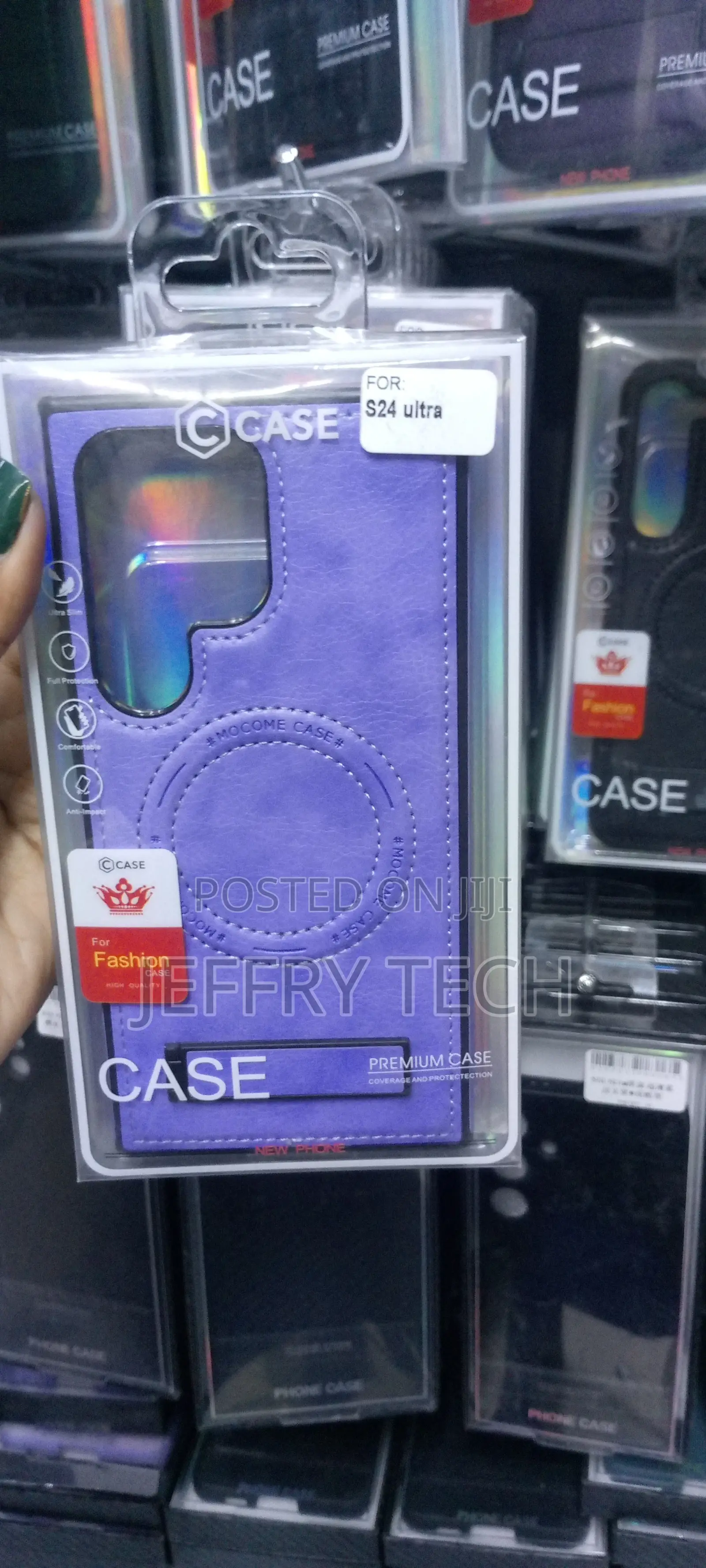 Samsung Galaxy S24 Ultra Compatible With Magsafe, PU Leather
