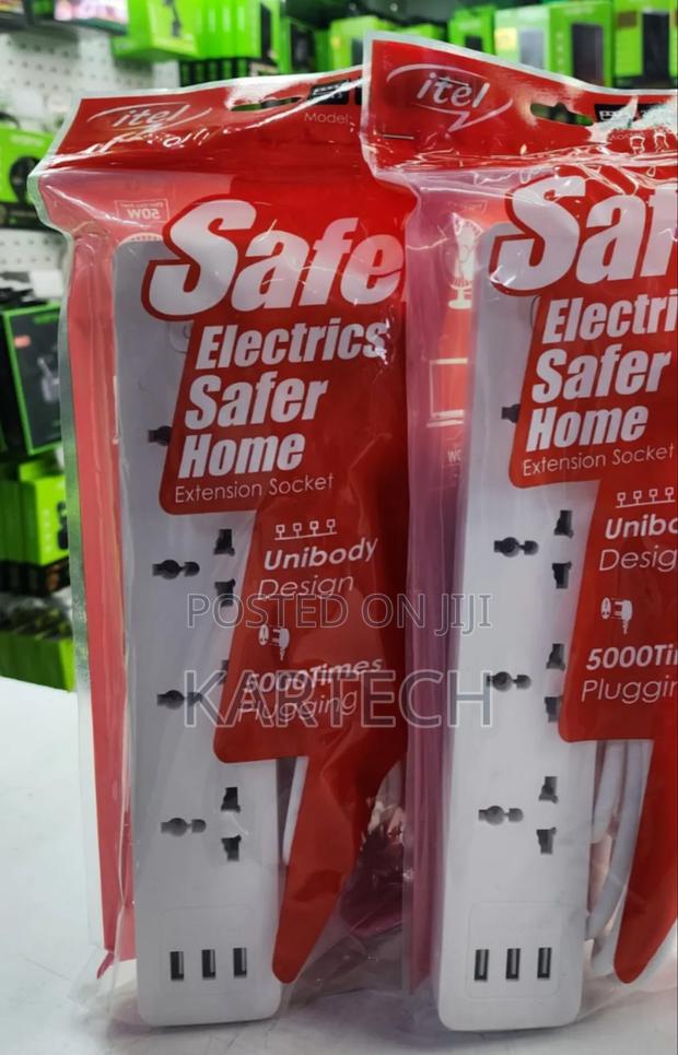 Itel ISU-6421WU 4 Way Extensions With USB Charging Ports 3M - main view