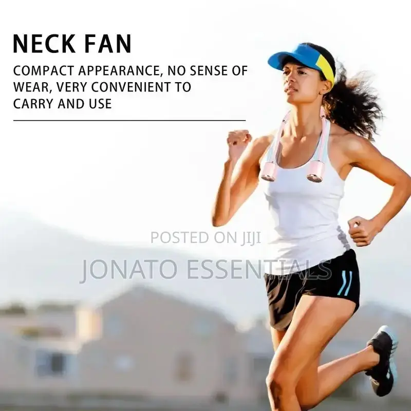 Portable Neck Fan - Hands-Free Cooling for Summer