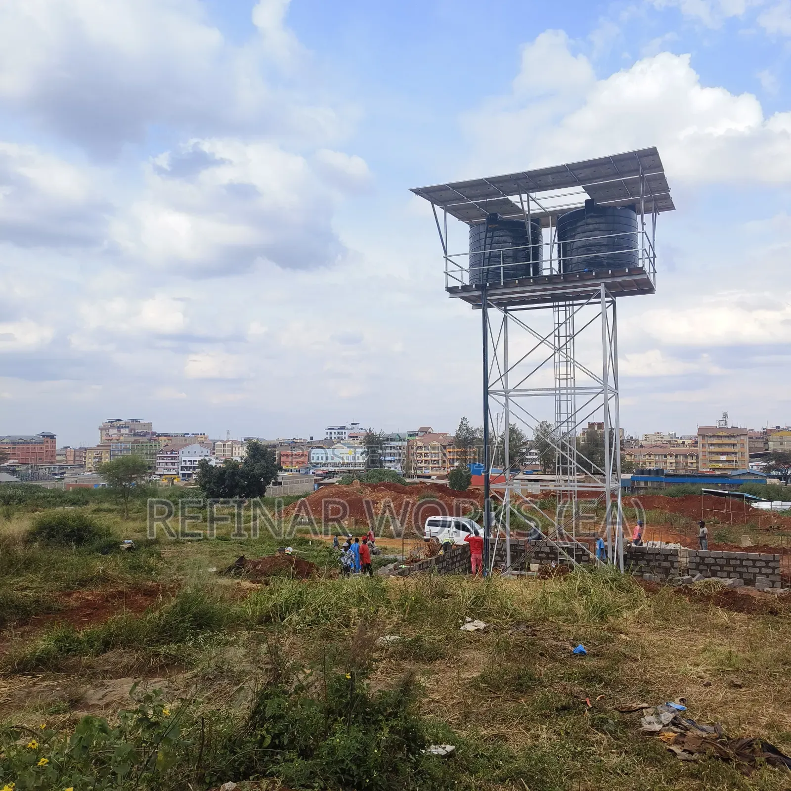 Water Tower Construction - Robust Steel Tower Fabrications