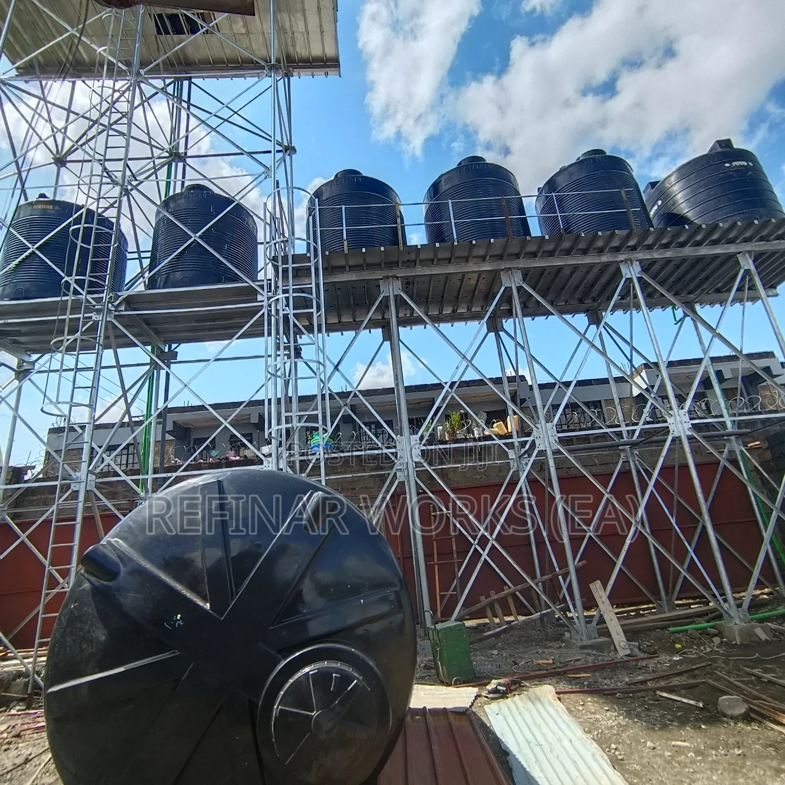 STEEL WATER TOWER SALES - Fabrication Installation