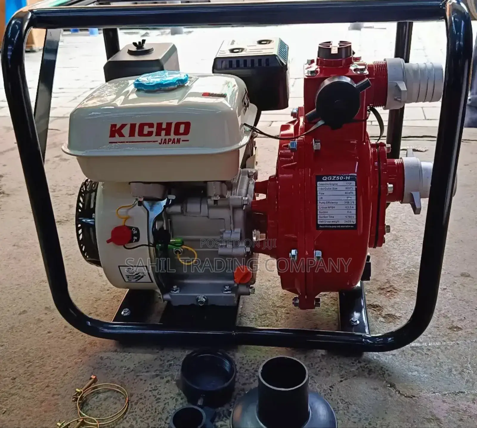 2" Kicho Auto Choke Twin Impellers High Pressure Water Pump