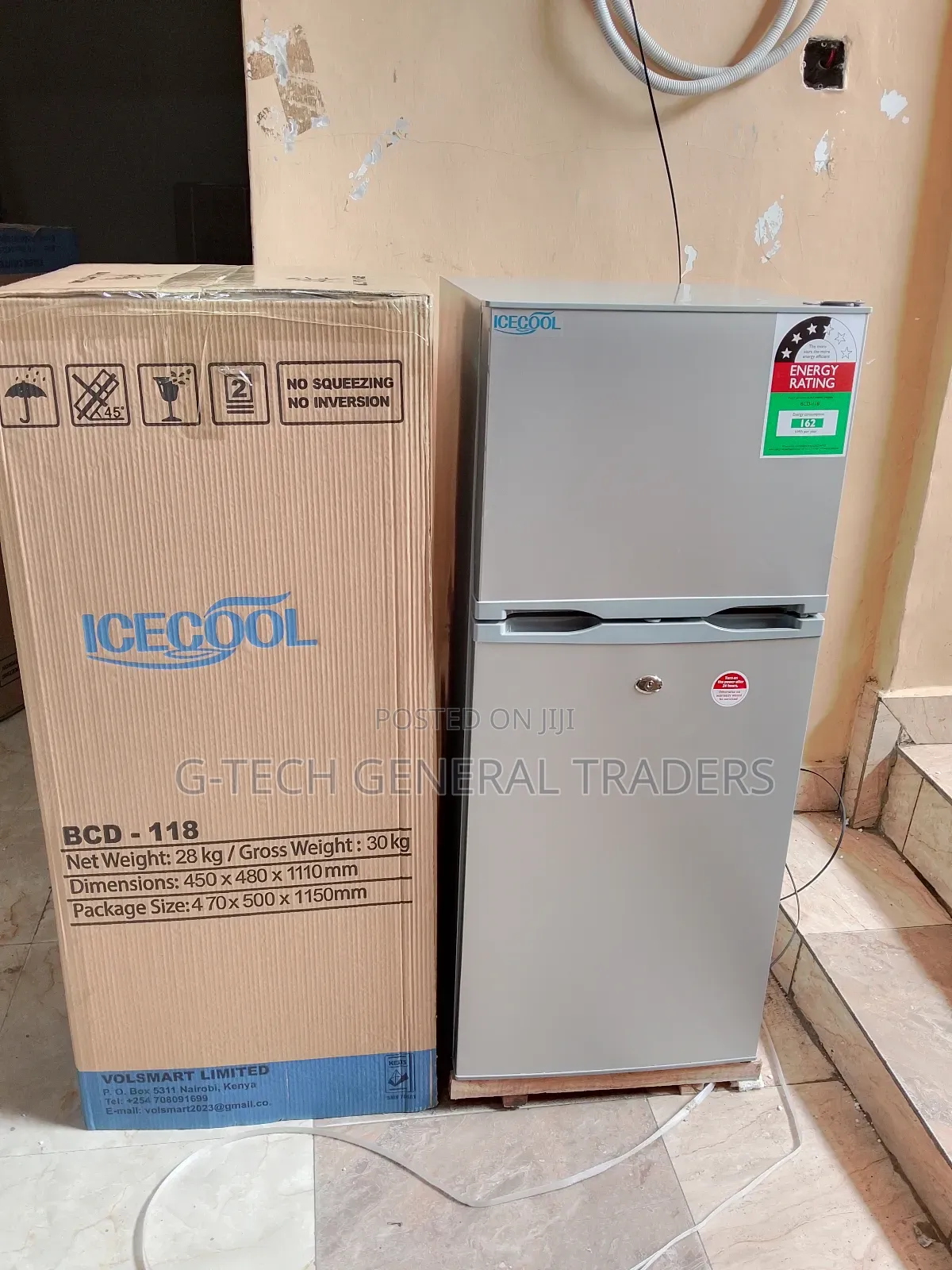 Icecool 3star Rating 118l Energy Saver Refrigerator