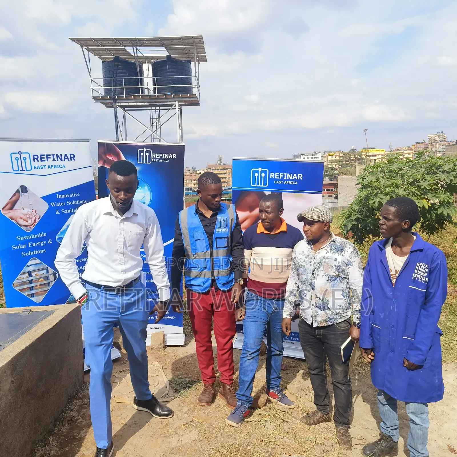 We Make Elevated Steel Water Towers in Nairobi Kenya
