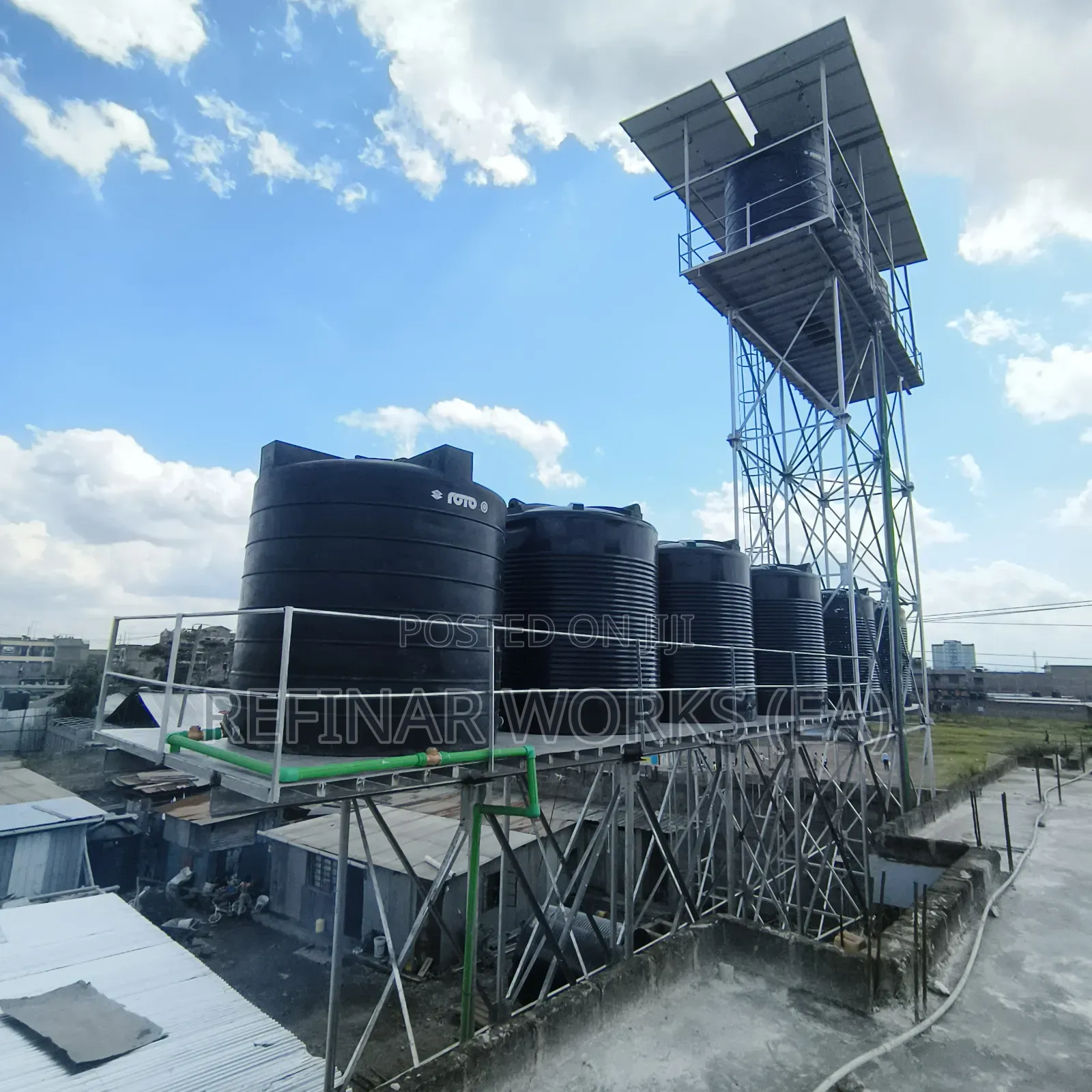 We Make Elevated Steel Water Towers in Nairobi Kenya