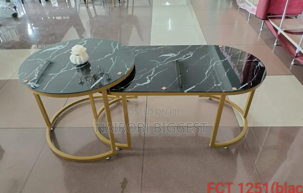 Adorable Black Marble Table