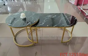 Adorable Black Marble Table