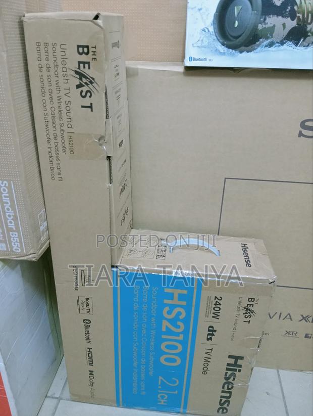 Hisense Hs2100 2.1ch Wireless Soundbar System - main view