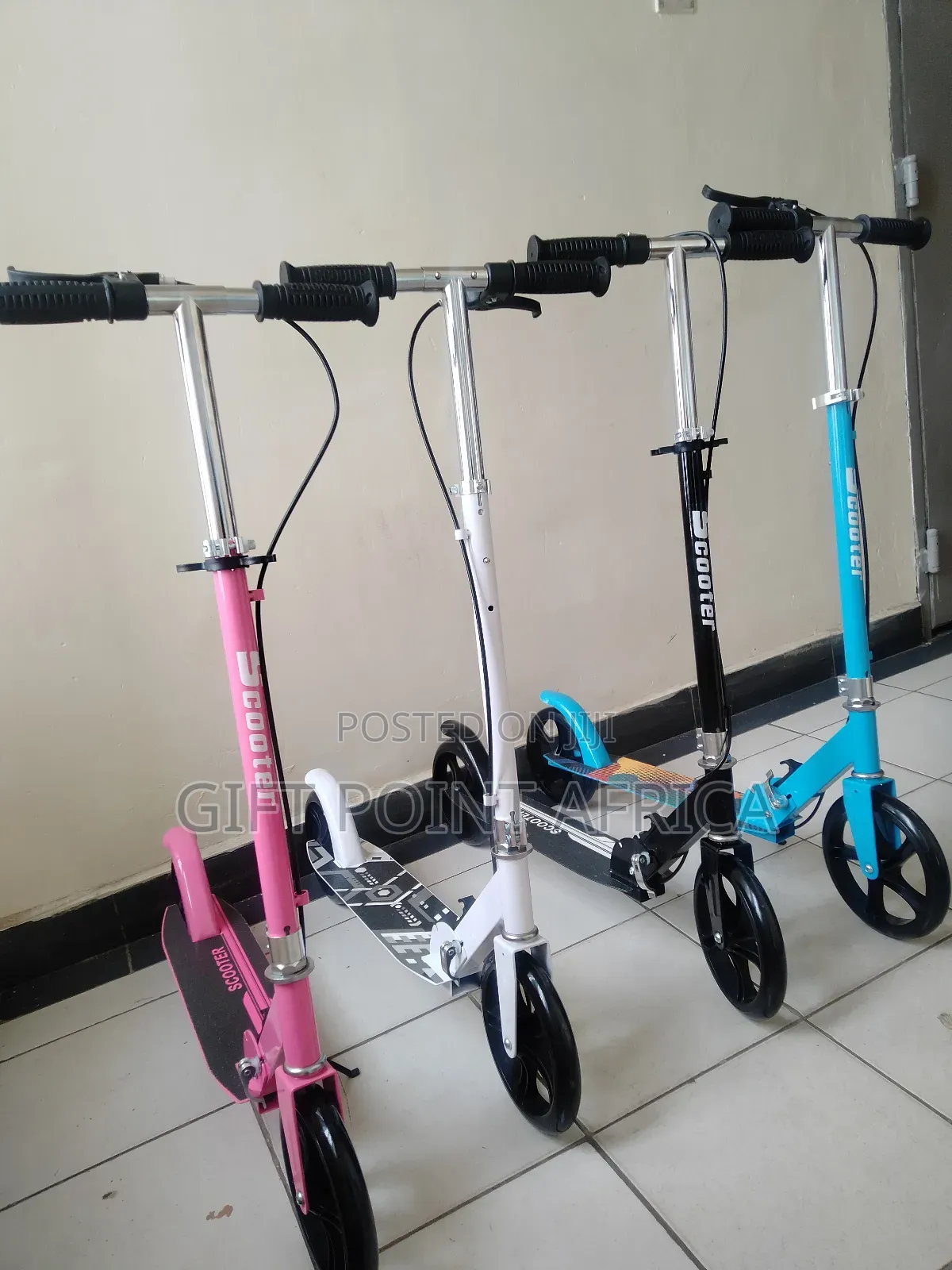 2 Wheels Adjustable Teenagers Scooters With Front Brakes