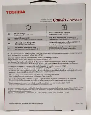 Toshiba Canvio Advance 4TB USB 3.2 Portable Hard Drive