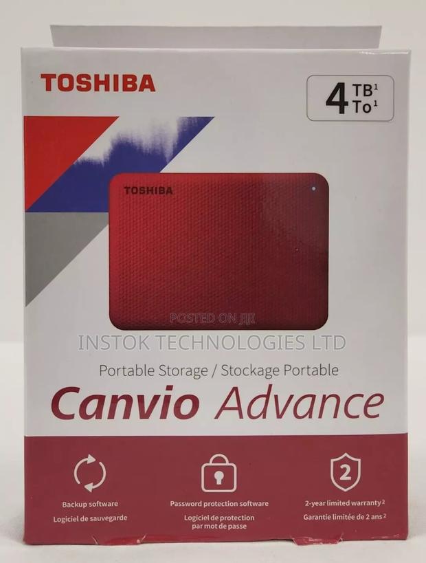 Toshiba Canvio Advance 4TB USB 3.2 Portable Hard Drive