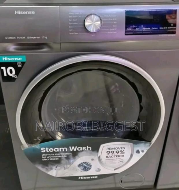 Hisense 10kg Front Load Washing Machine Wash And Spin