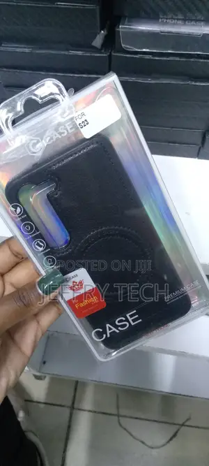 Magnetic for Galaxy S23 Premium PU Leather Case,Built-in Inv