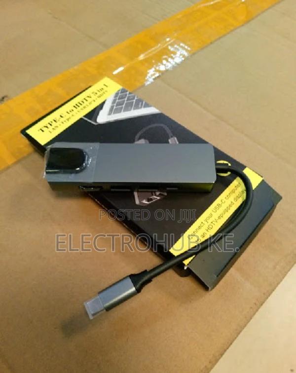 Type C 5 in 1(2*3.0 Usb+Type C+Hdmi+3.0 Ethernet) Available