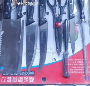8pc Knives Set Quality Durable Stainless Steel Blades • √