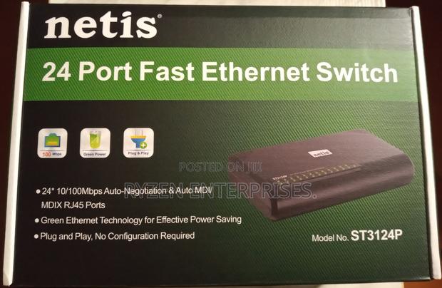 Netis 24port Switch '! Netis 24port 10/100mbps St3124p