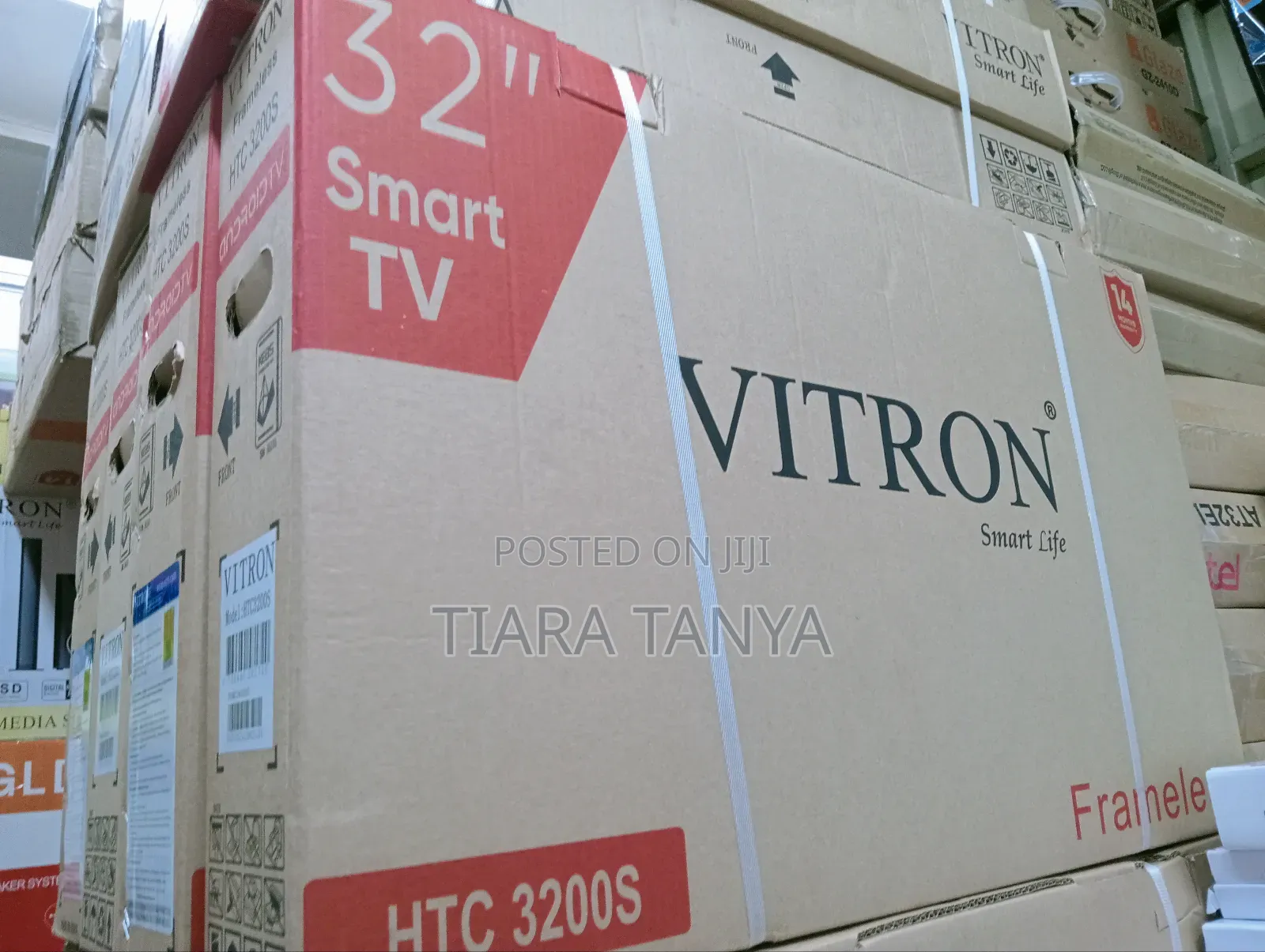 Vitron 32 Inch Smart Android Tv Frameless 14 Months Warranty