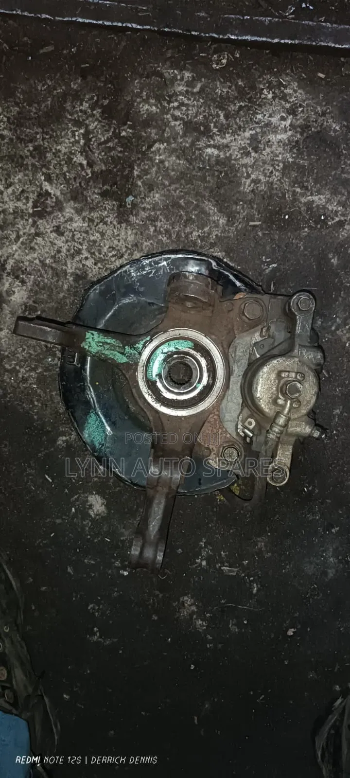 Honda ARIA Complete Hub Bearing With Disk, Caliper