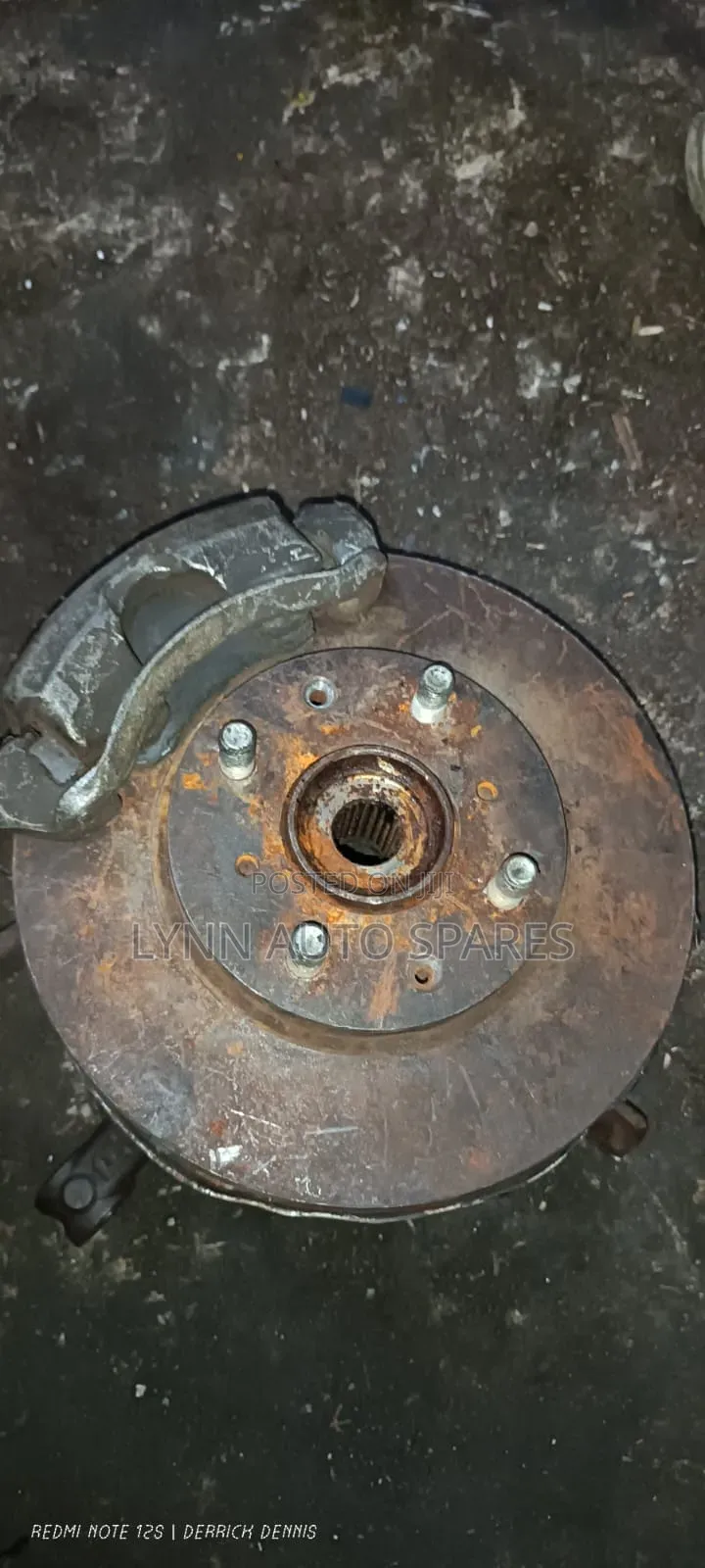 Honda ARIA Complete Hub Bearing With Disk, Caliper