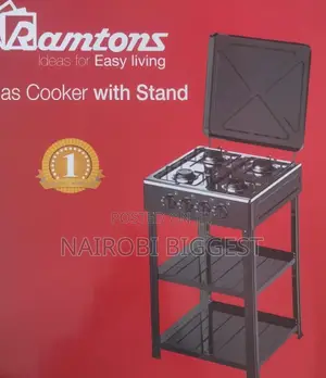 Ramtons 4 Burner Standing Cooker With Shelf