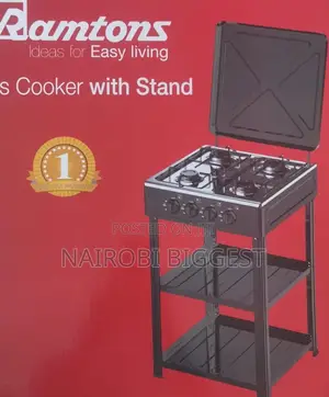 Fine Ramtons 4 Burner Standing Cooker With Shelf