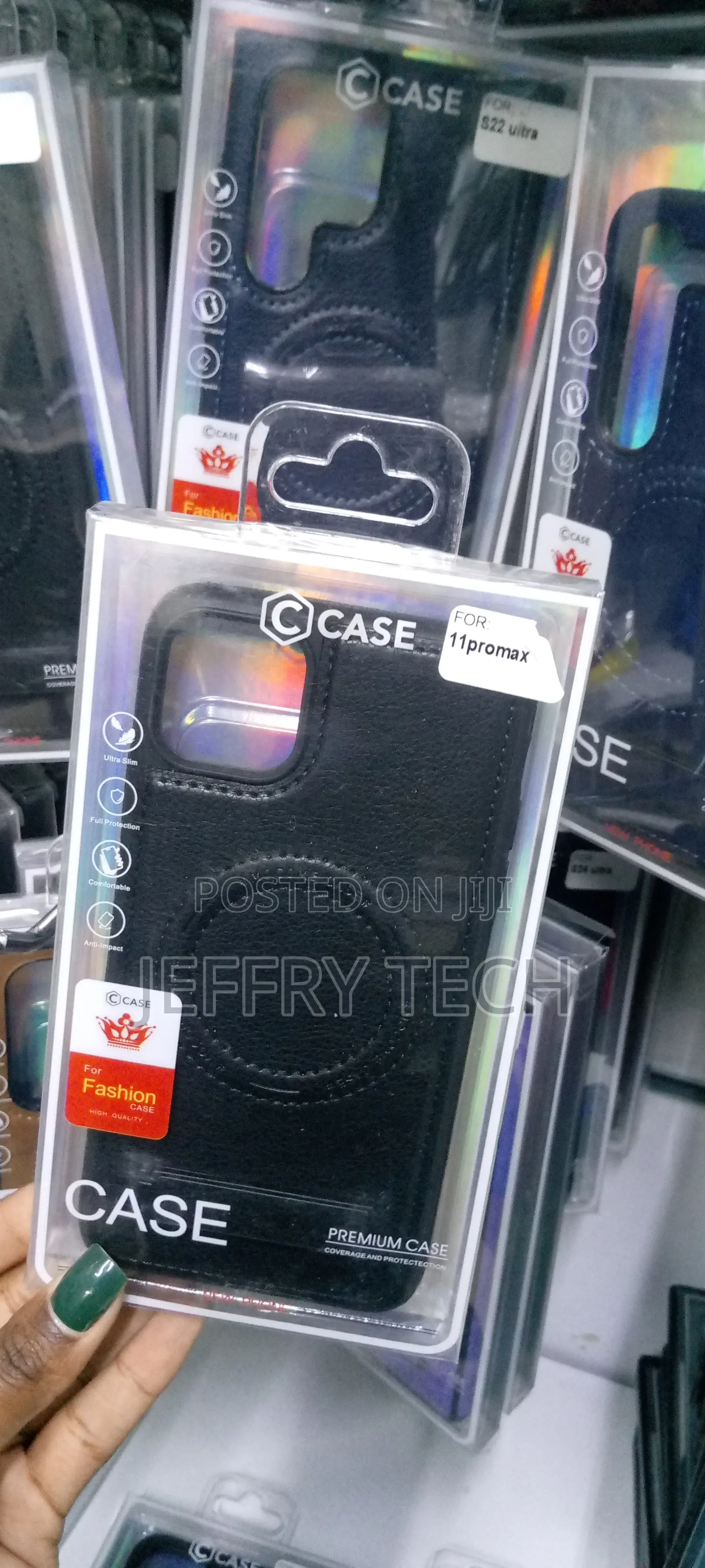 Shellify Leather Case for iPhone 11 Pro Max Strong Magnetic