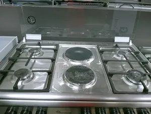 Ramtons RF/499 5G + Electric Oven 90×60 Cooker – Silver