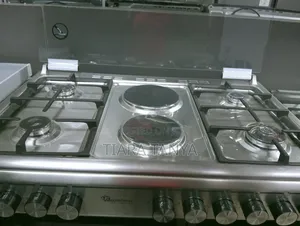Ramtons RF/499 5G + Electric Oven 90×60 Cooker – Silver